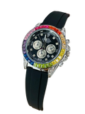 Daytona Rainbow Model | Silver Black
